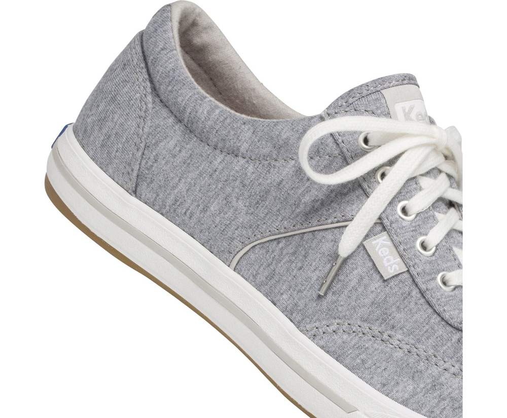 Zapatillas Keds Mujer Gris - Courty Jersey - 987-PJFLUX